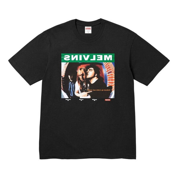 

Футболка x melvins prick t-shirt 'black red' Supreme, черный
