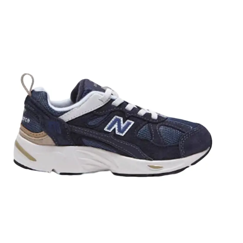 Низкие детские туфли NB 878 для младенцев и малышей New Balance, темно-синий — фото 2