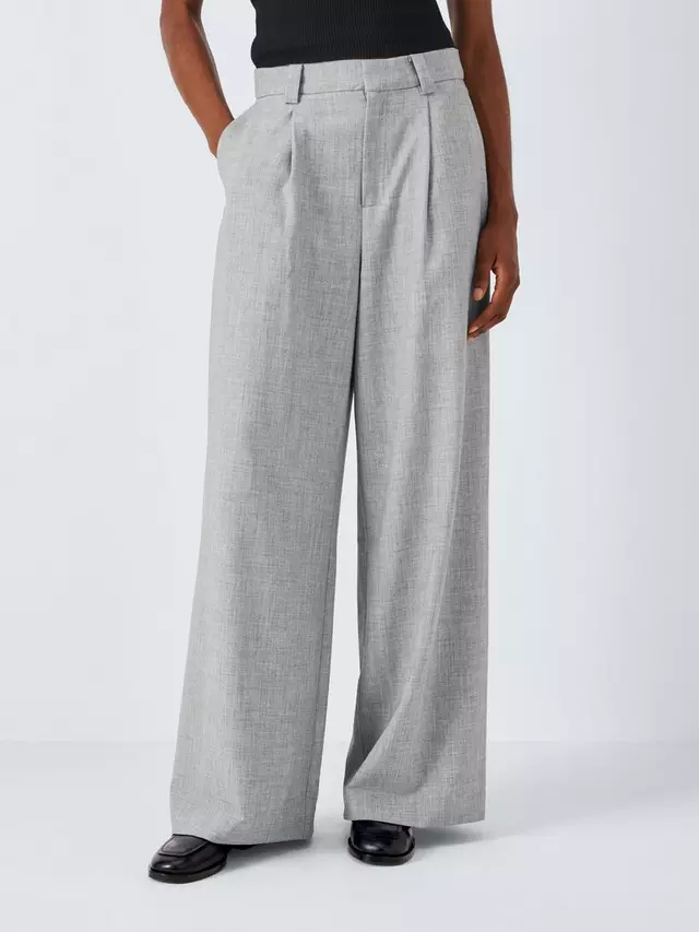 

Брюки John Lewis ANYDAY Super Wide Leg, цвет light/grey