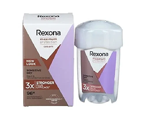 Женский дезодорант-крем-стик Maximum Protection Sensitive Dry 45 мл, 6 шт. от Rexona Rexona — фото 2
