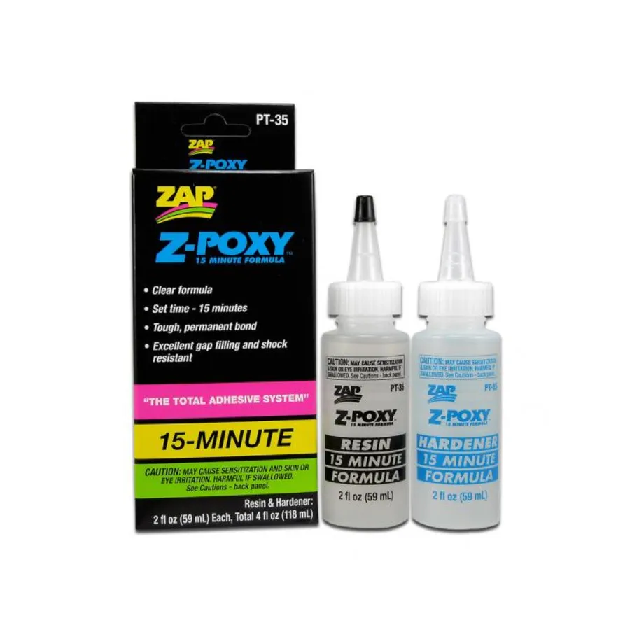 

Z-Poxy – 15 минут (4 унции), Miniature Glues & Supplies (Zap-A-Gap)