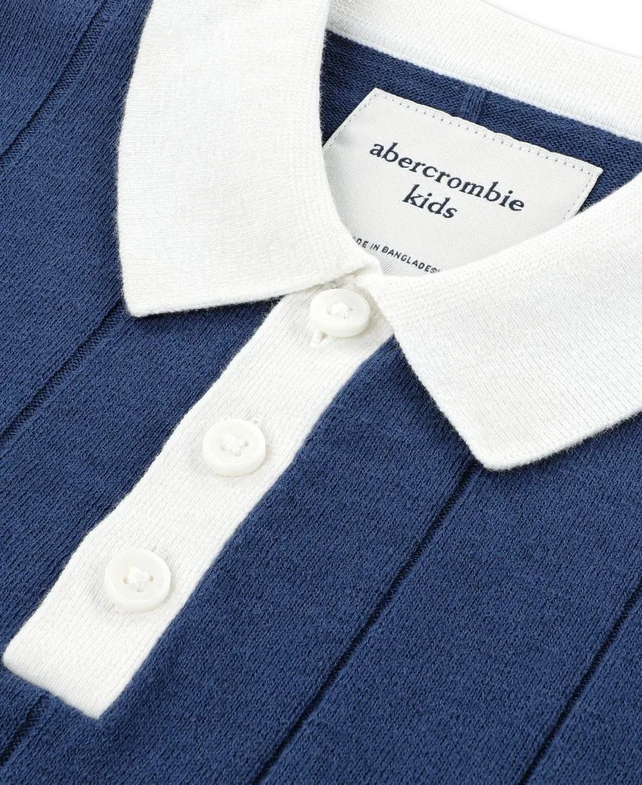 Футболка-поло с коротким рукавом для мальчиков 5-18 лет Abercrombie Kids — фото 3