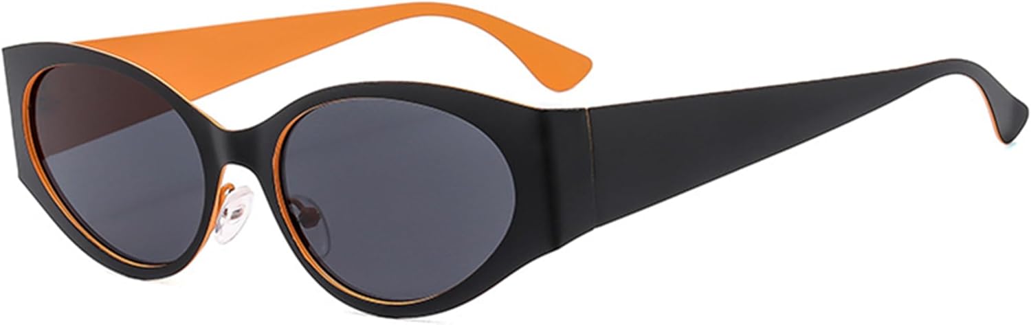 

bullabulling 2025 Квадратные солнцезащитные очки для путешествий, маленькие овальные солнцезащитные очки для мужчин и женщин, винтажные, ретро, ​​конфетные цвета, оттенок, C1