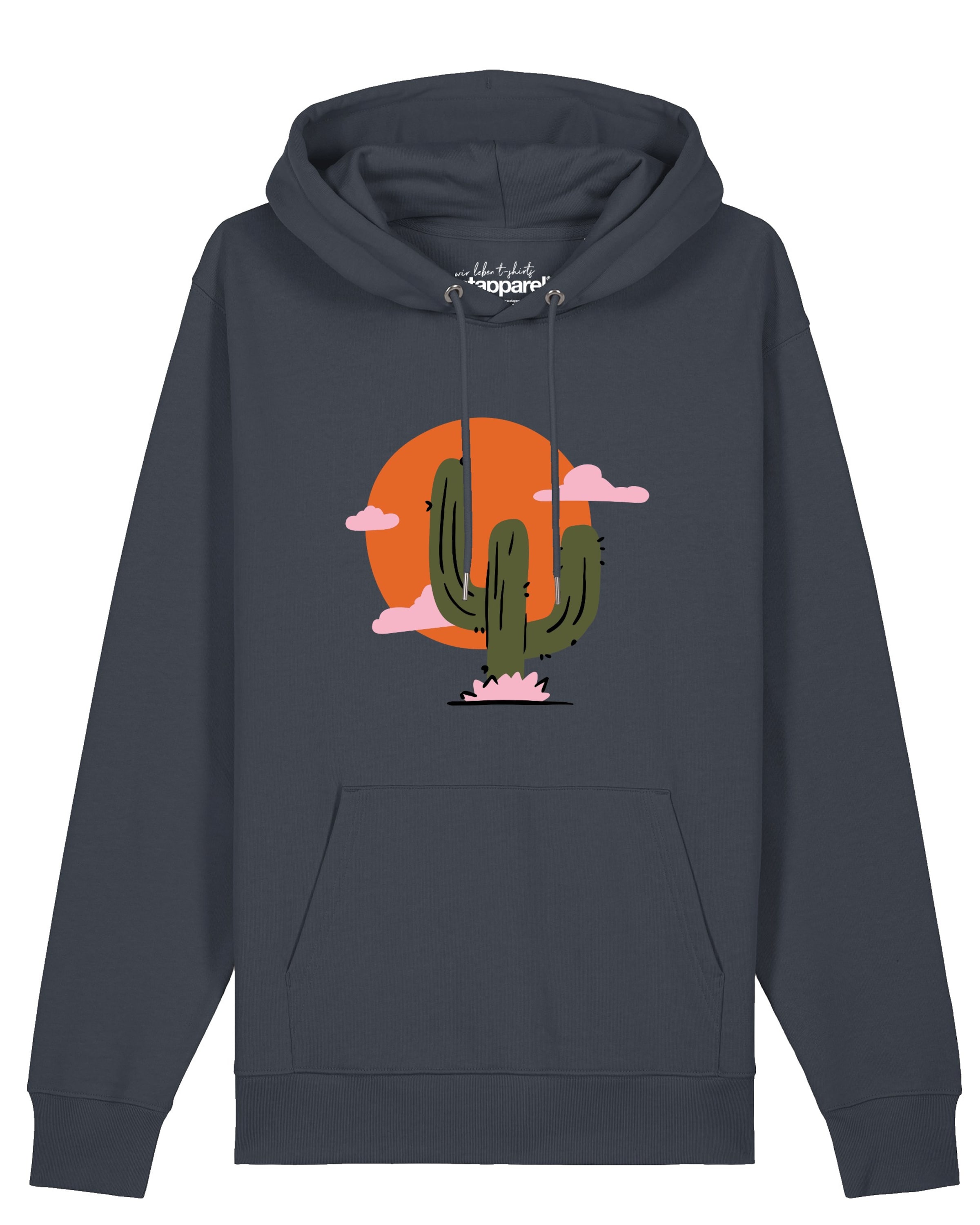 

Watapparel Свитшот 'Kaktus im Sonnenuntergang' в цвете Anthracite, Черный, Watapparel Свитшот 'Kaktus im Sonnenuntergang' в цвете Anthracite