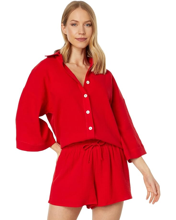 

Рубашка Charlie Holiday Harlow Shirt, красный