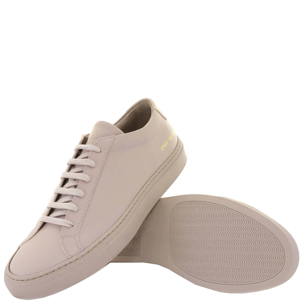 Оригинальные кожаные кроссовки Achilles Common Projects, Taupe — фото 2