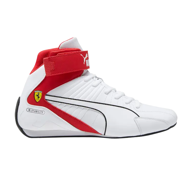 

Кроссовки Scuderia Ferrari x Kart Cat RL Mid, цвет White Rosso Corsa