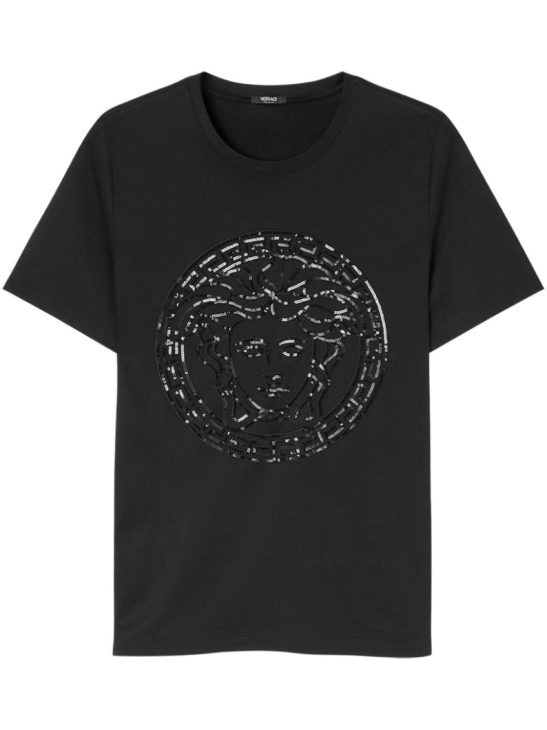 

Versace футболка с декором Medusa, черный