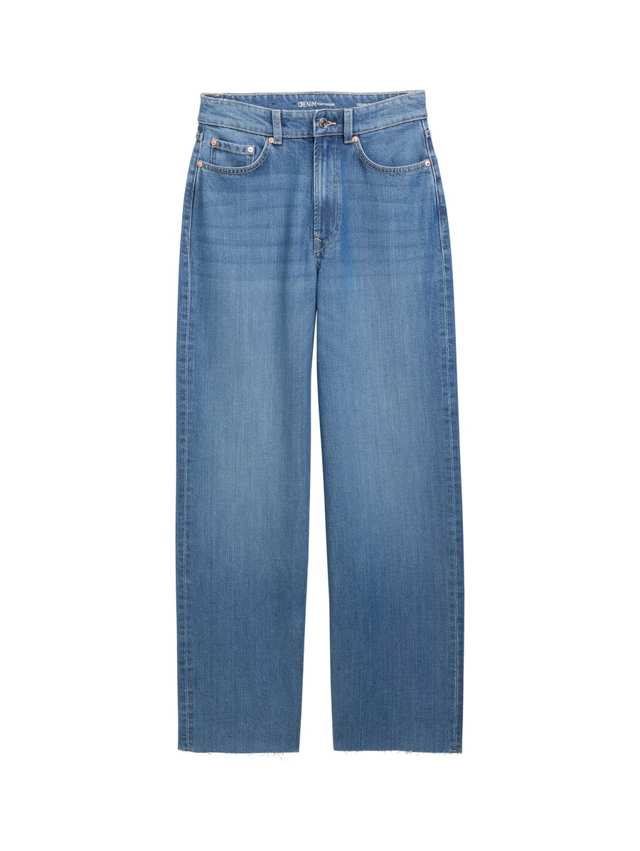 

Джинсы с широкими штанинами TOM TAILOR DENIM, синий деним