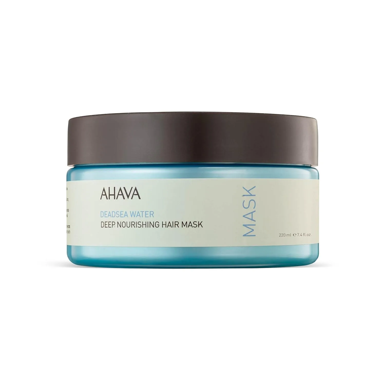 AHAVA Dead Sea Water Deep Nourishing Hair Mask - питательная и кремовая маска для восстановления блеска, уход за кожей головы и волосами, с Osmoter, маслом жожоба и аргановым маслом, 220 мл