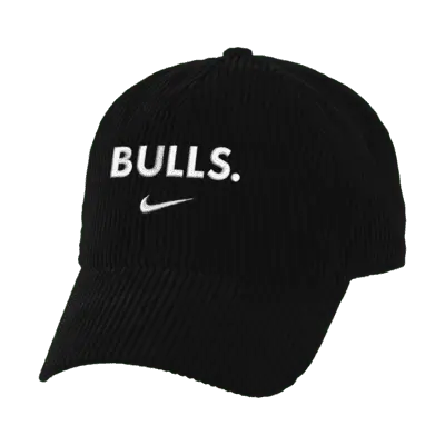 

Бейсболка Nike Chicago Bulls Icon Edition NBA Corduroy Campus Cap, черный