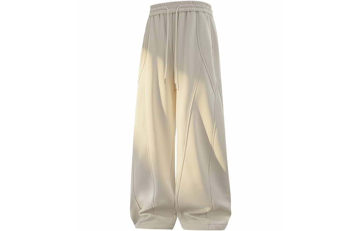 

Повседневные брюки Unisex GLFL, бежевые (400 г, плотные)
