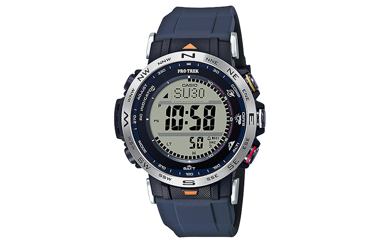 

Casio PRO TREK Collection Кварцевый механизм Наручные часы с ремешком из смолы Мужские часы Серый циферблат