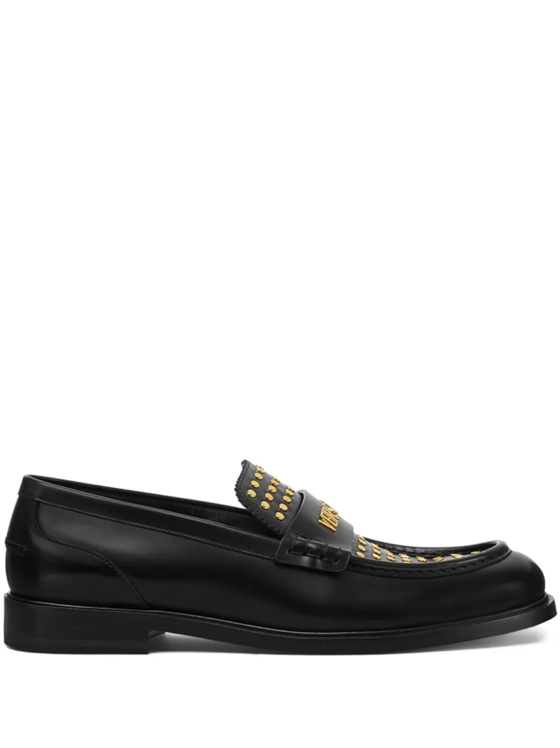 

Versace кожаные лоферы, черный