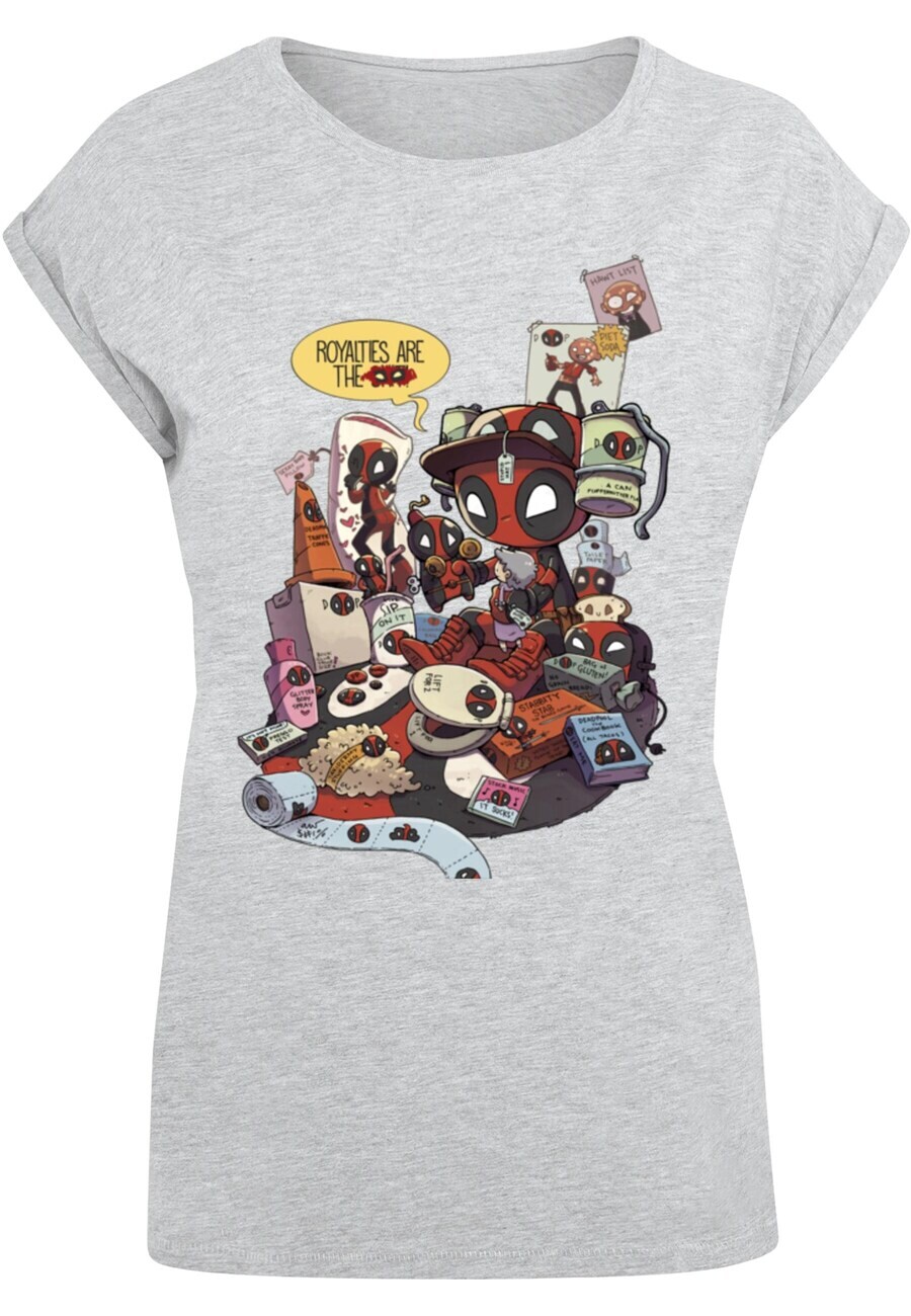 

Футболка ABSOLUTE CULT Shirt Deadpool - Merchandise Royalties, серый
