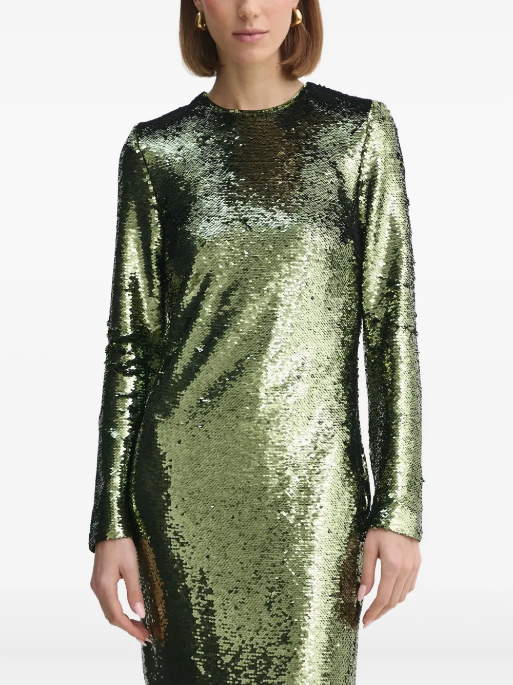 

Платье миди с пайетками Day Birger Et Mikkelsen, зеленый