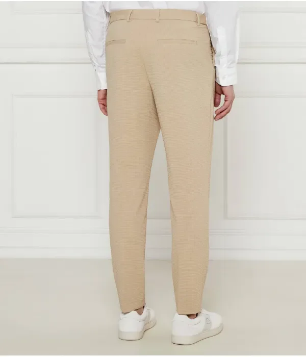 Брюки чинос P-Perin-J-EL-WG-252 slim fit Boss, бежевый — фото 4