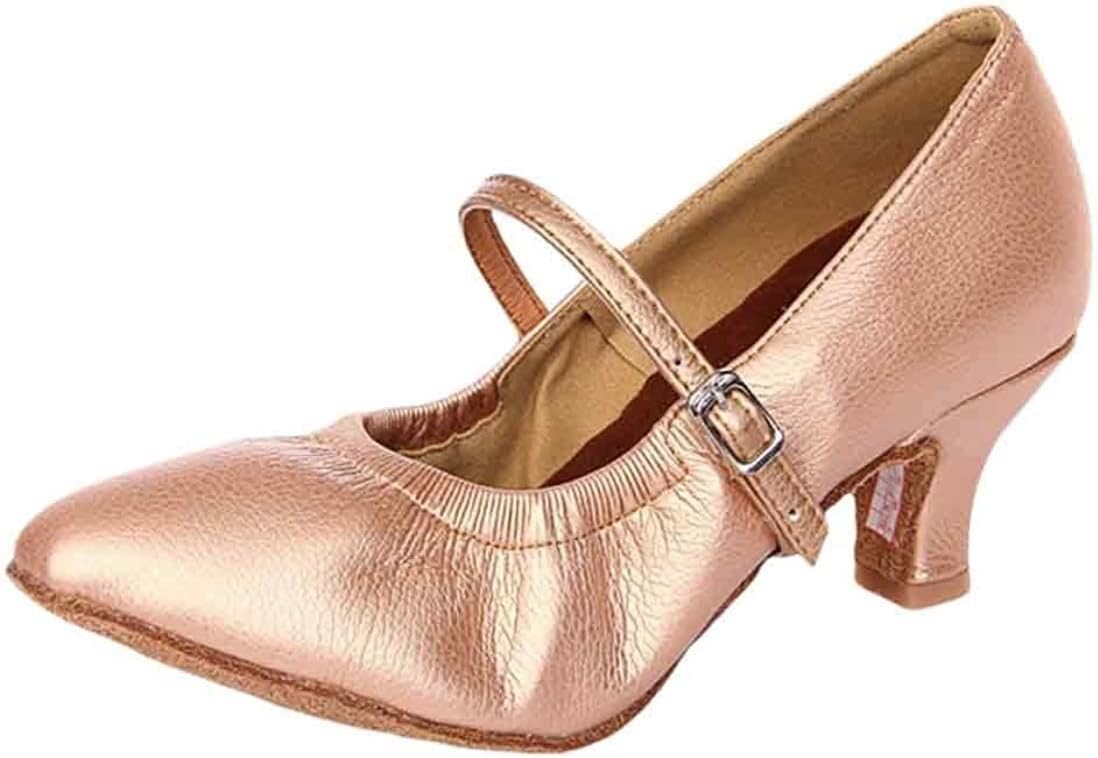 

Женские босоножки на каблуке, туфли для современных танцев, однотонные туфли с кожаной подошвой, легкие туфли для бальных танцев (цвет: белый, размер: 5 UK) Generic