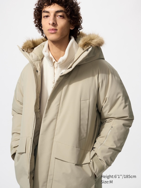 

Ультратеплый пуховик Uniqlo, 31 beige