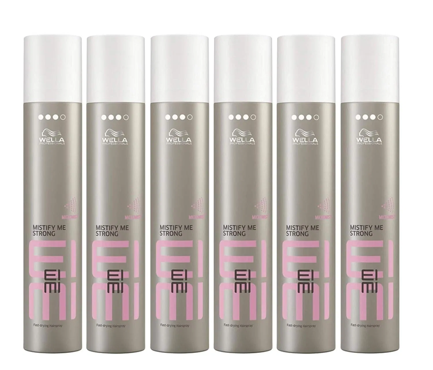 Набор из 6 лаков для волос Wella EIMI Mistify Me Strong, 500 мл Wella
