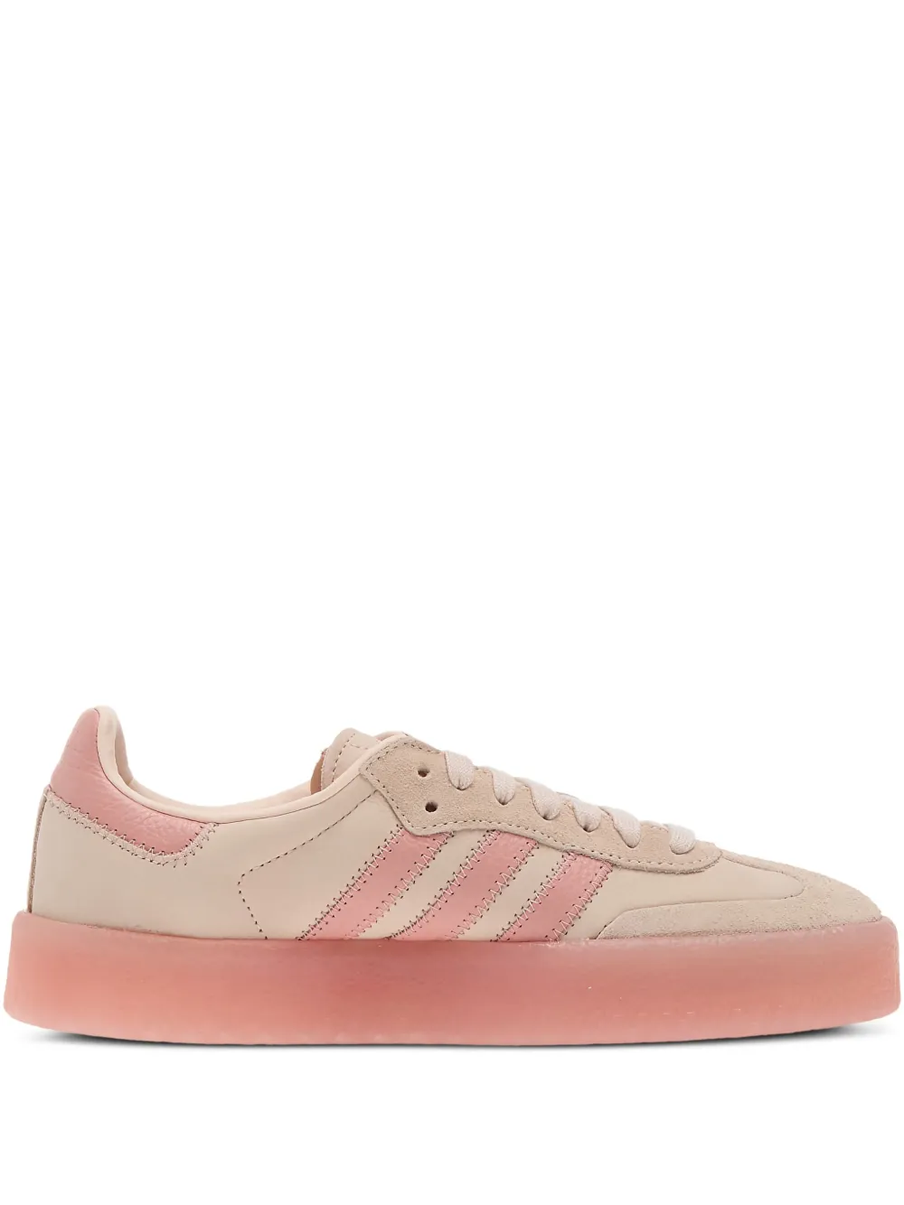 Кроссовки Samba с полосками adidas, розовый