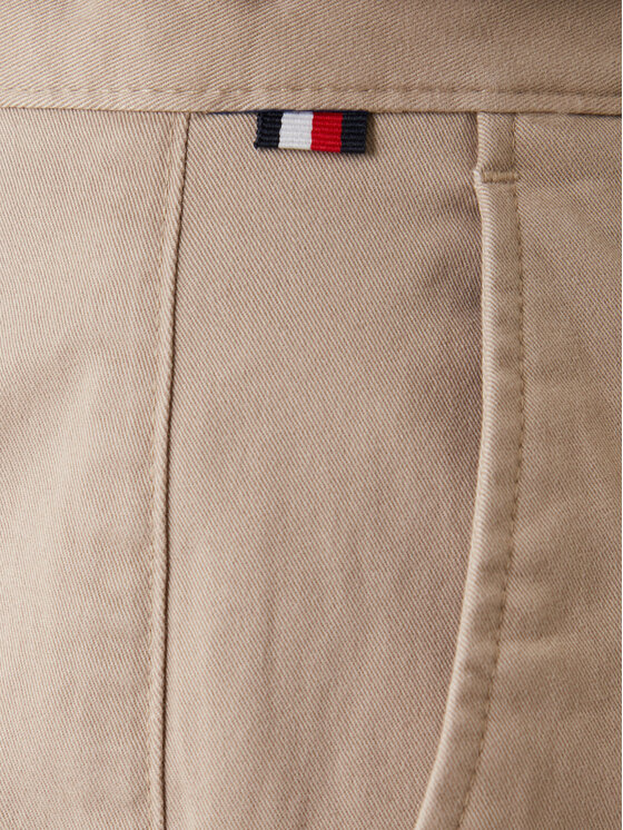 Чиносы straight fit Denton Essential MW0MW40262 Tommy Hilfiger, бежевый — фото 4