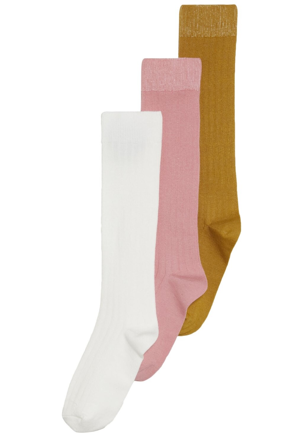 Носки Kneehigh 3 Pack Unisex Ewers, цвет creme/altrosa/honig — фото 3