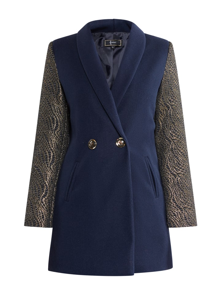 

Faina Женское пальто темно-синего цвета