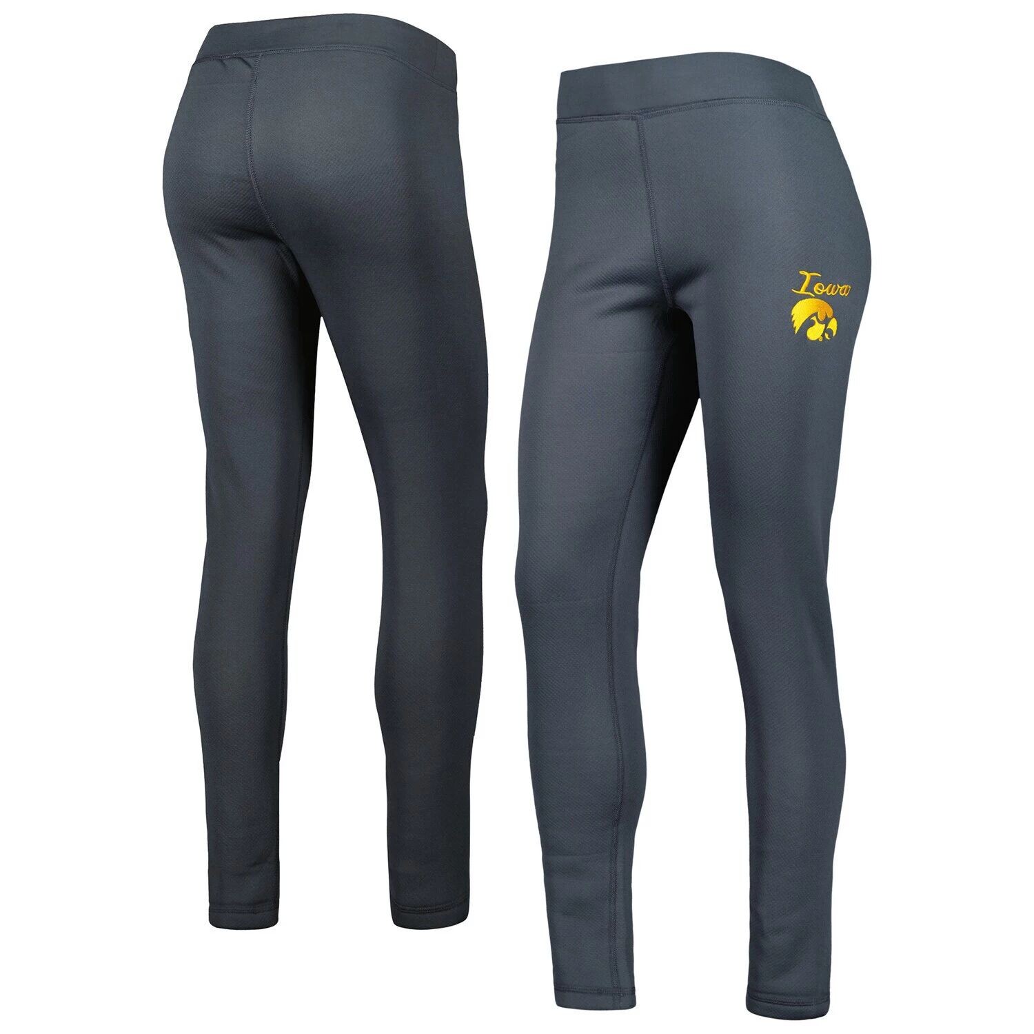 

Женские спортивные темно-серые леггинсы из шерпы Concepts Iowa Hawkeyes Upbeat