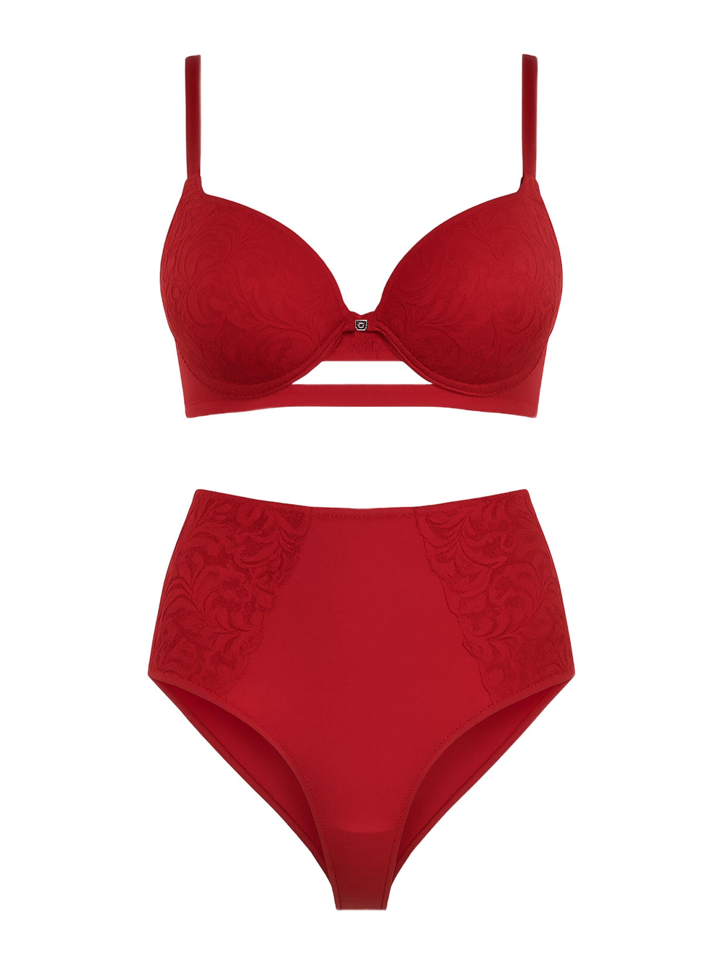 

C&City Футболка и нижнее белье в красном цвете