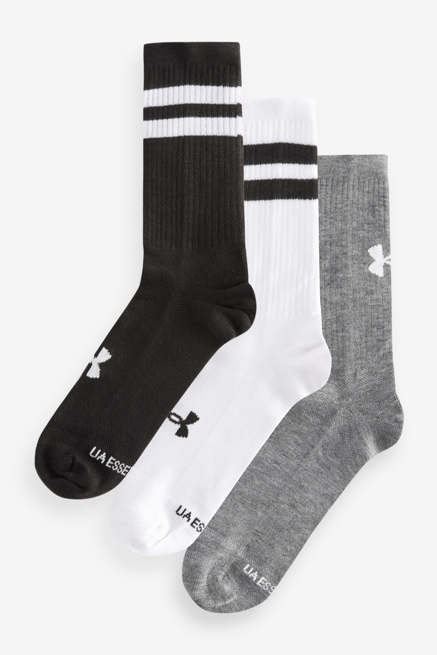 

Носки Essentials Crew, 3 шт в упаковке Under Armour, черный