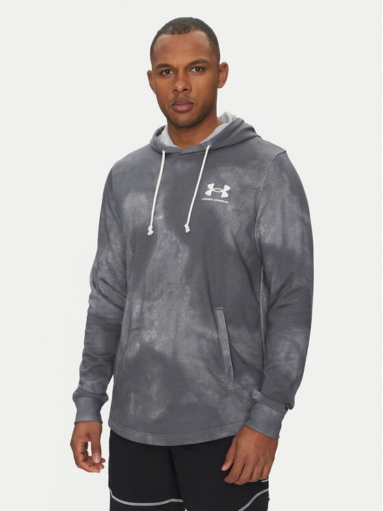 

Свободный крой толстовки Rival Terry Printed 1390138 Under Armour, серый