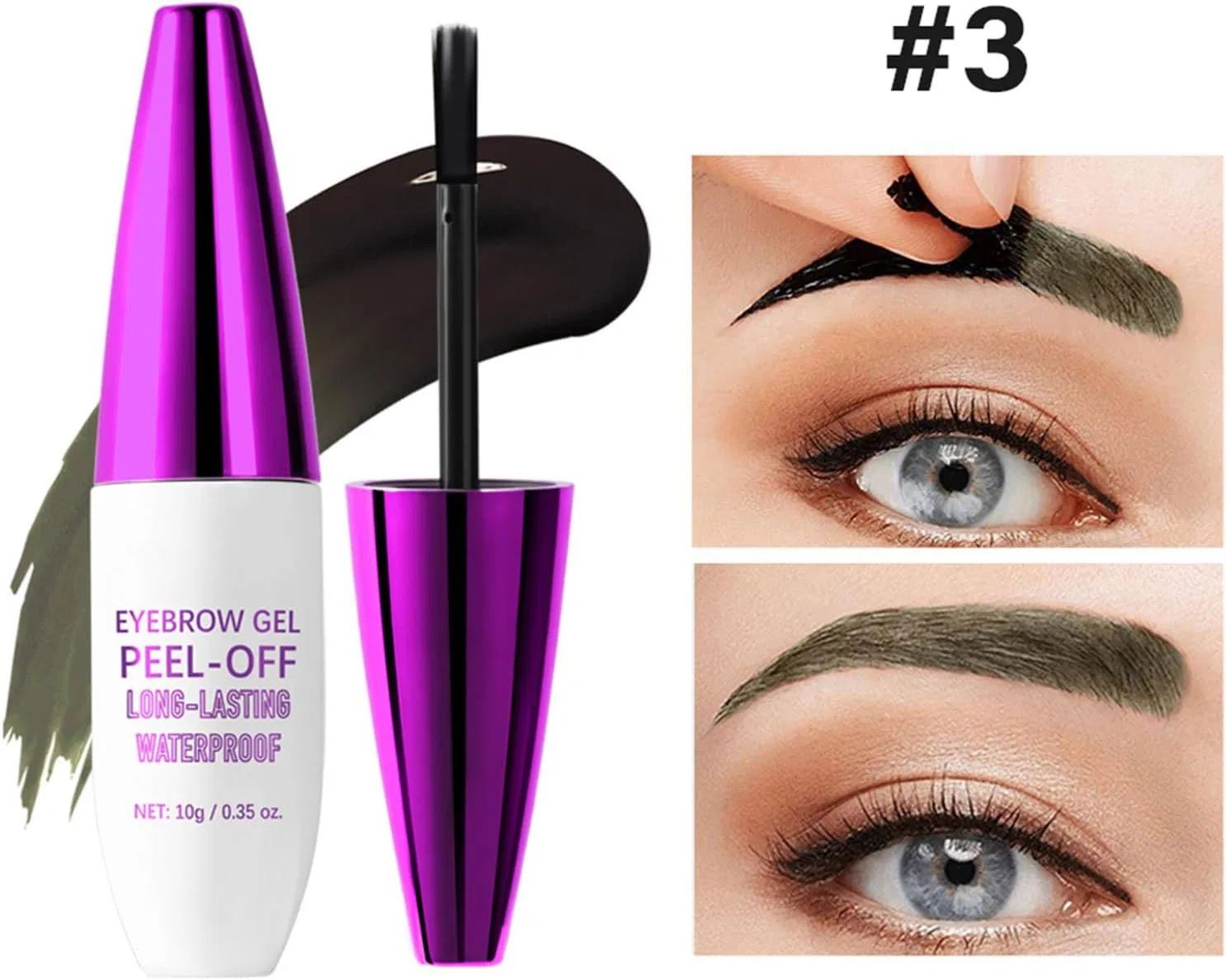 Гель для бровей Watreketal, 1 г, черный — фото 4