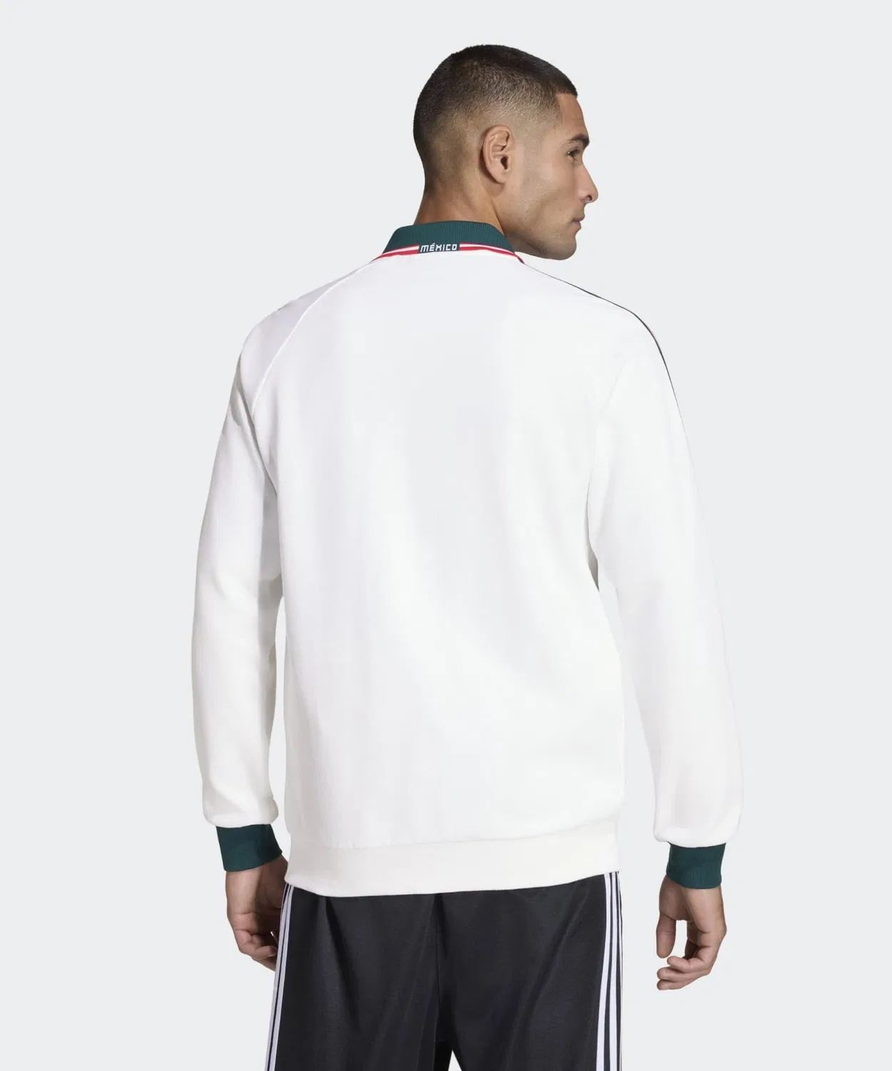 Куртка-антем сборной Мексики, выездная, Adidas, белая — фото 2