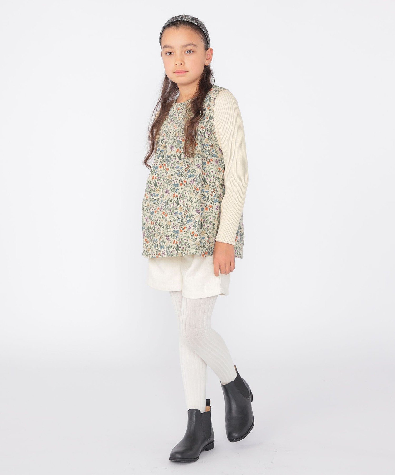 Детские шорты SHIPS: 140–150 см / Твидовые шорты с защипами SHIPS KIDS, Off white — фото 3