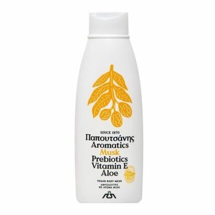 

PAPOUTSANIS Aromatics Мускус Алоэ Пребиотики Веганский гель для душа с витамином Е 650 г