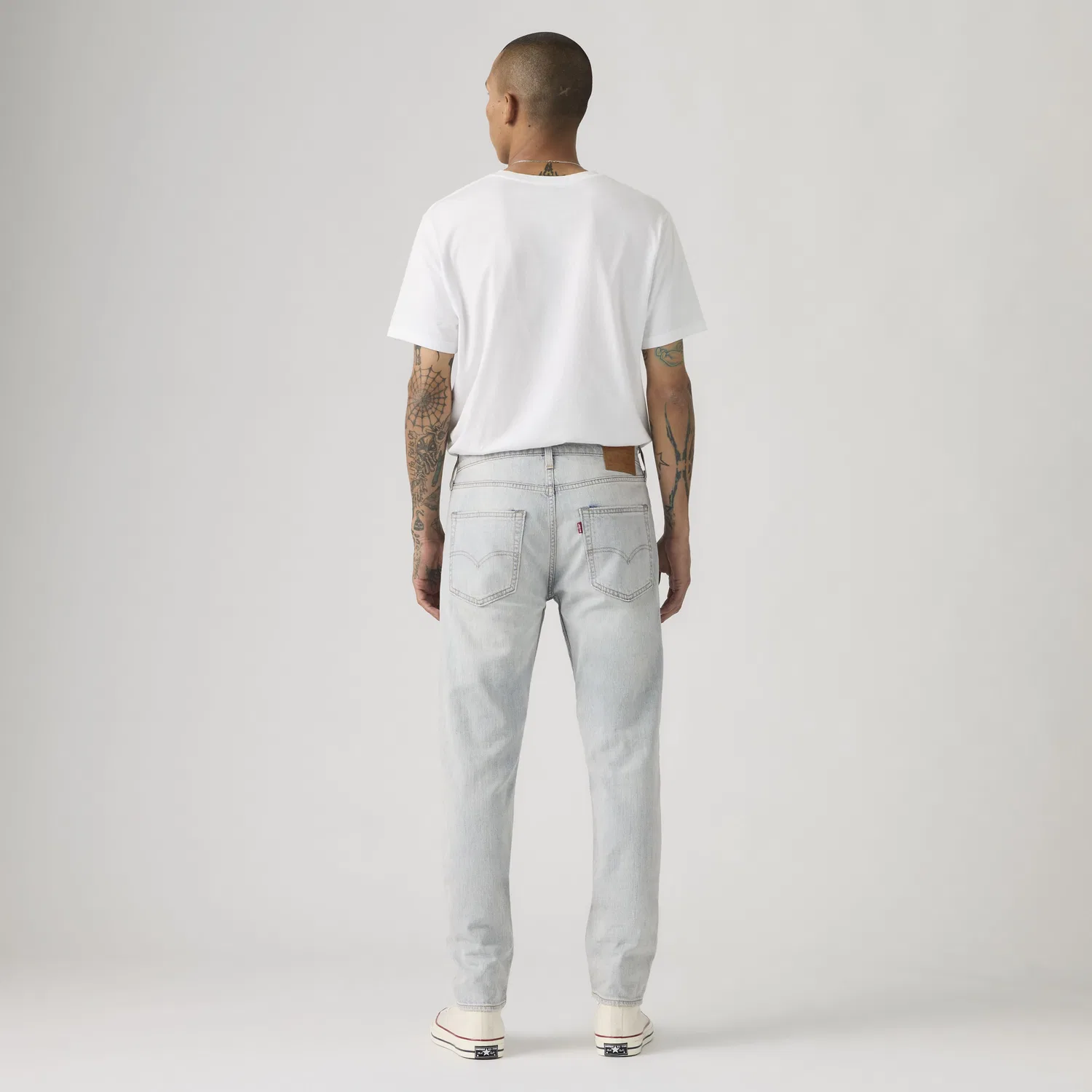 Мужские джинсы 512 Slim Taper из льняной ткани и денима, легкие Levi's, Light Wash — фото 3