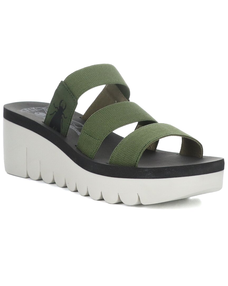 FLY London Yian Sandal, зеленый