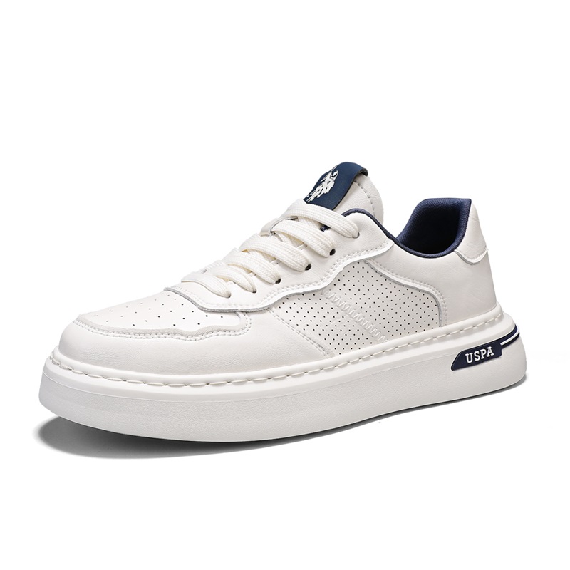 Мужские скейтерские кеды Low top U.S. POLO ASSN., бежевый — фото 3