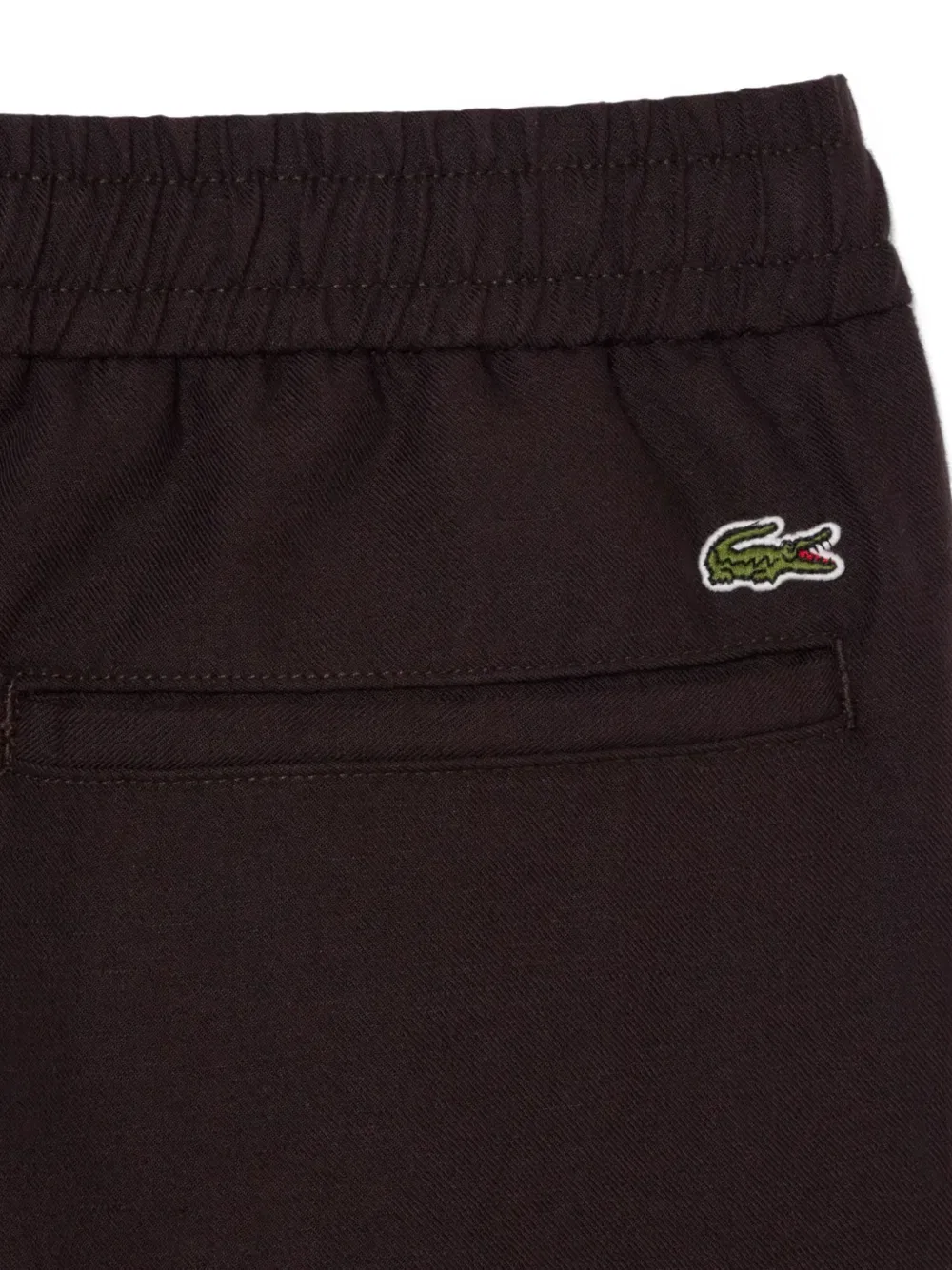 Брюки на резинке Lacoste, коричневый — фото 4