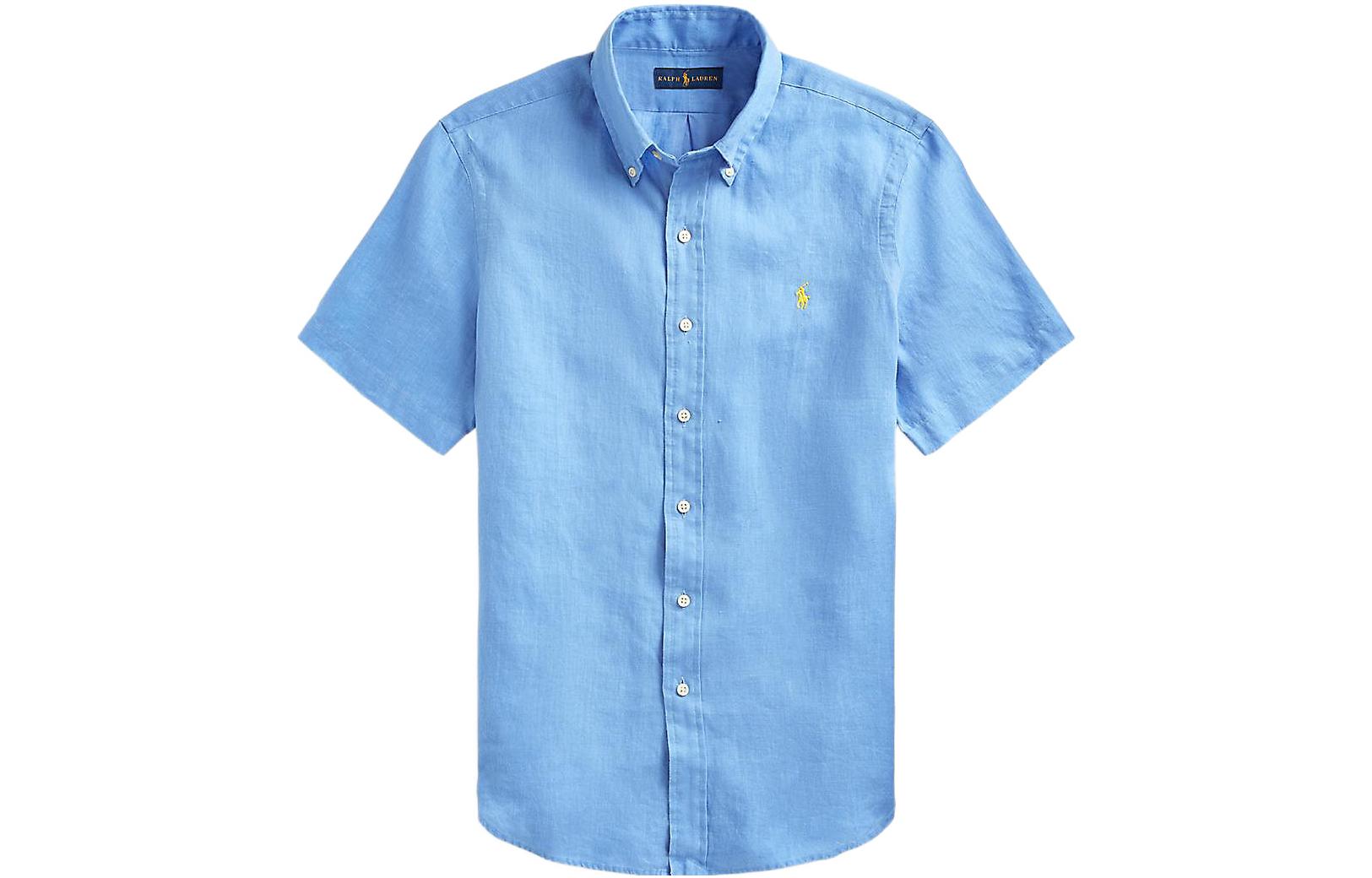 Polo Ralph Lauren Мужская синяя рубашка SS22