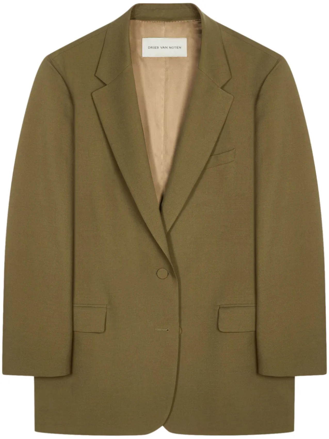 

Однобортный пиджак DRIES VAN NOTEN, коричневый