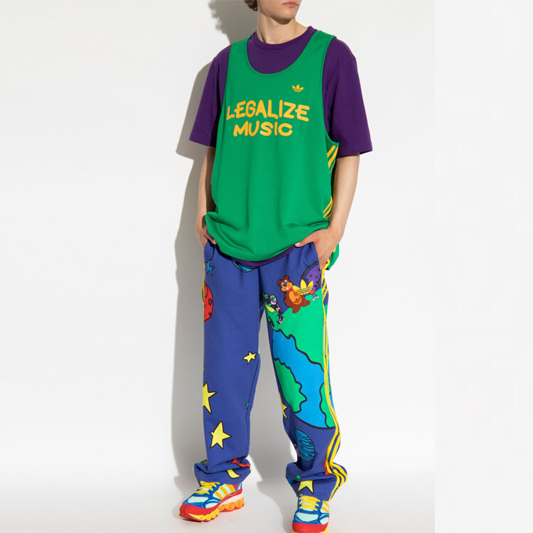 Футболка мужская Kerwin Frost Collection зеленая Adidas Originals, зеленый — фото 3