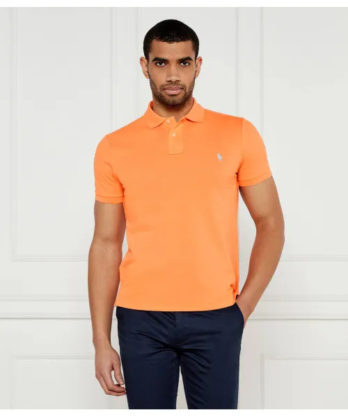 

Футболка поло Slim fit Polo Ralph Lauren, оранжевый