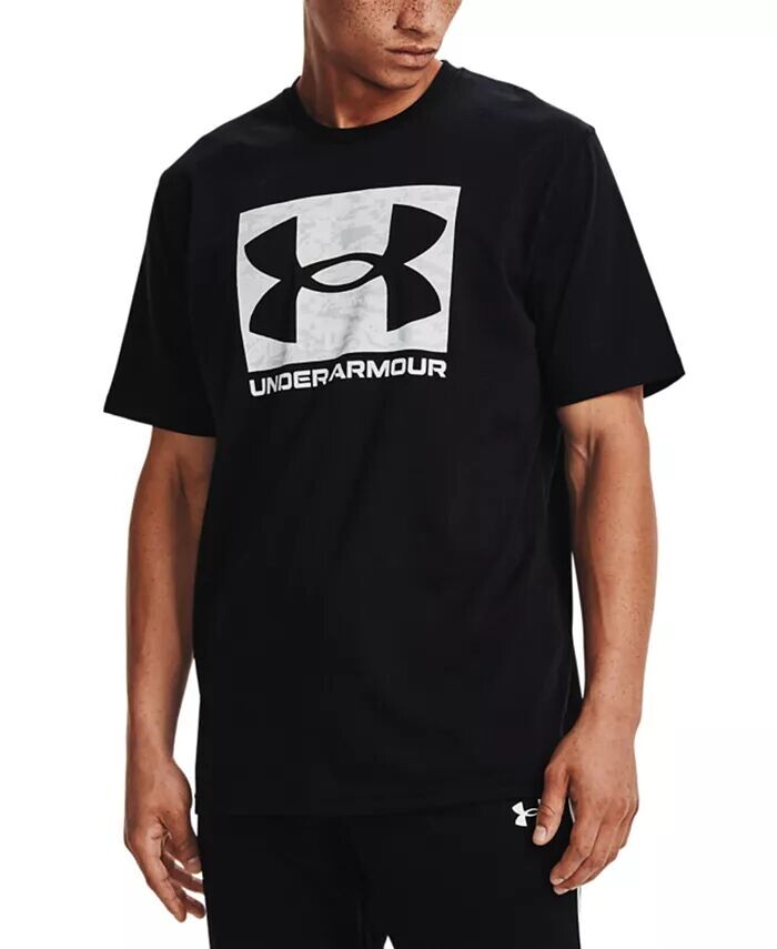 

Мужская футболка с камуфляжным логотипом ABC в коробочке Under Armour, черный