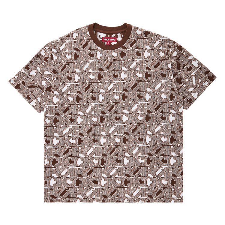 

Топ Supreme Fuck Intarsia Short-Sleeve 'Brown', коричневый