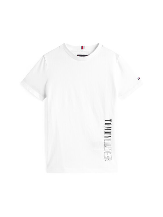 Футболка обычного кроя Graphic KB0KB09870 Tommy Hilfiger, белый — фото 4