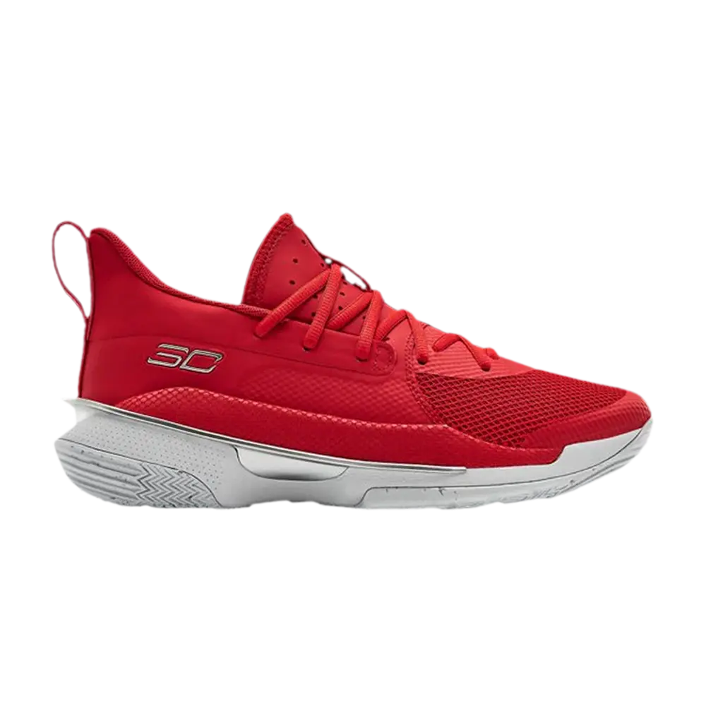 

Кроссовки Curry 7 Team Under Armour, красный