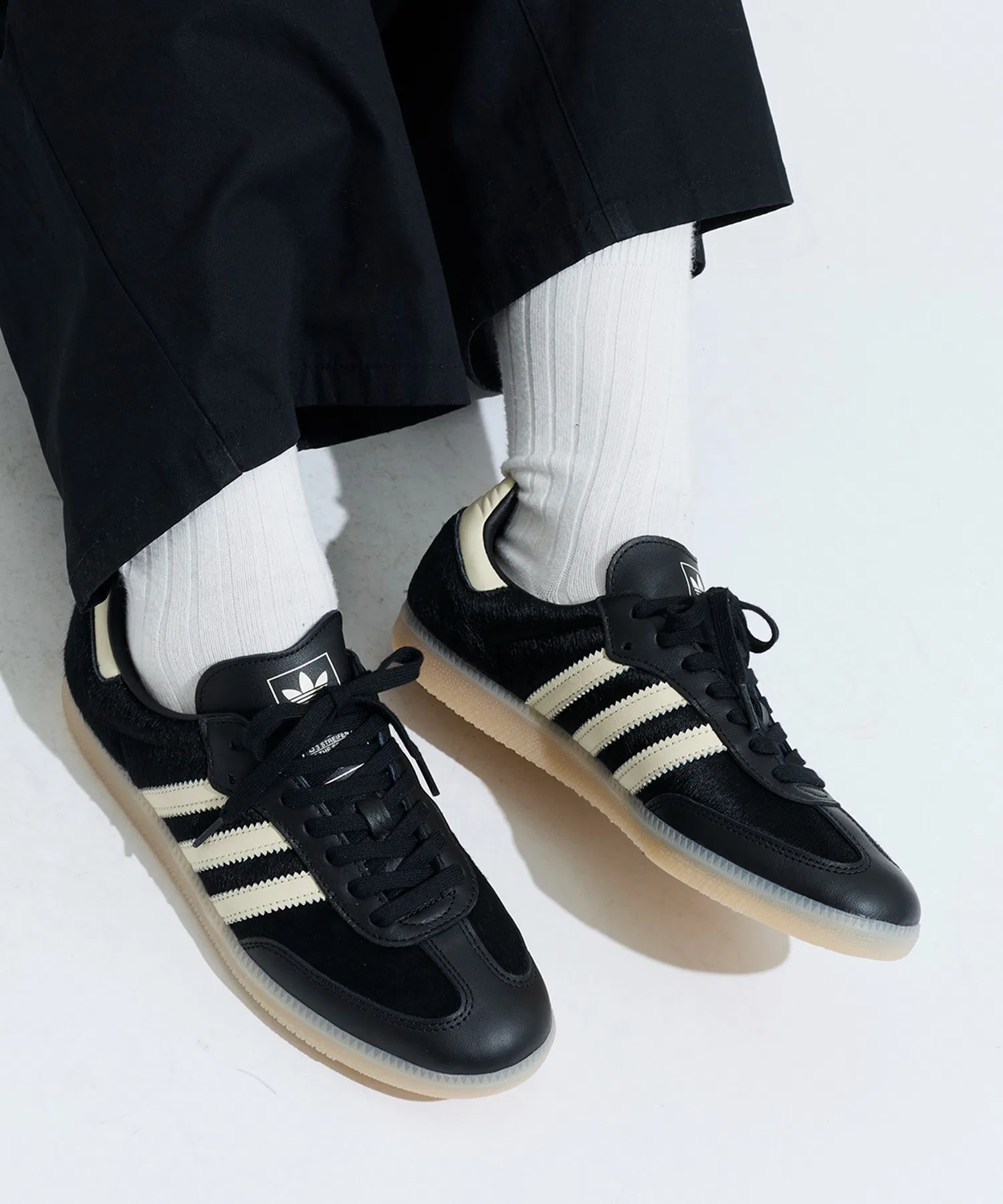 Мужские/Женские кроссовки Samba OG adidas чёрные