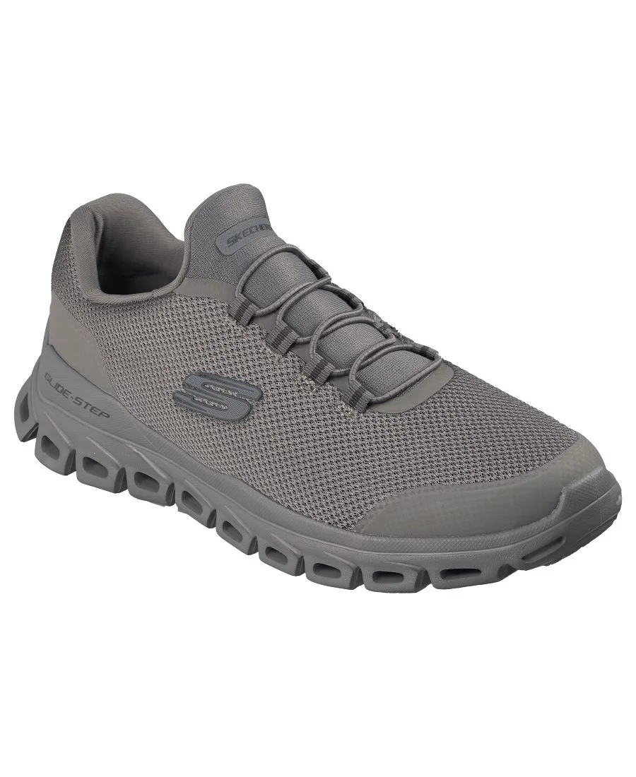 Мужские повседневные кроссовки Glide-Step - Noltek Air-Cooled Memory Foam от Finish Line Skechers, темно-серый